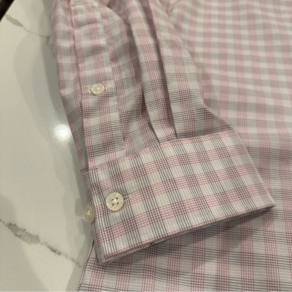 Michael Kors Mens Regular Fit Airsoft Stretch Button Down Shirt 2XL 18 36/37 - Picture 5 of 14